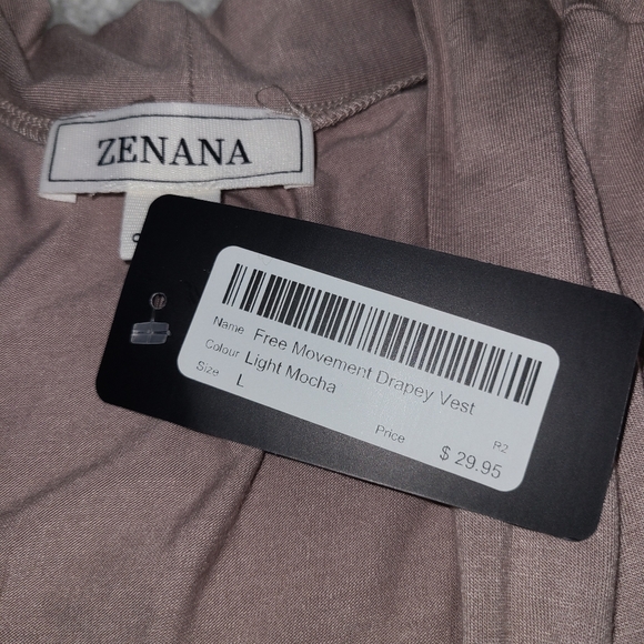Zenana Lightweight drapery vest - Picture 3 of 3
